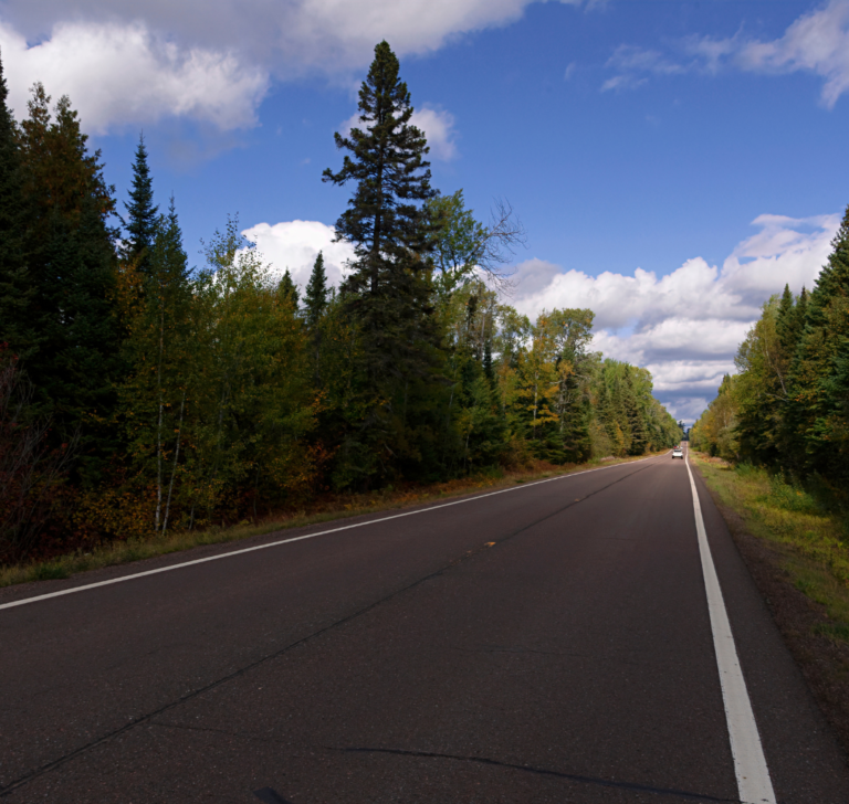 En la imagen se muestran las carreteras de Minnesota