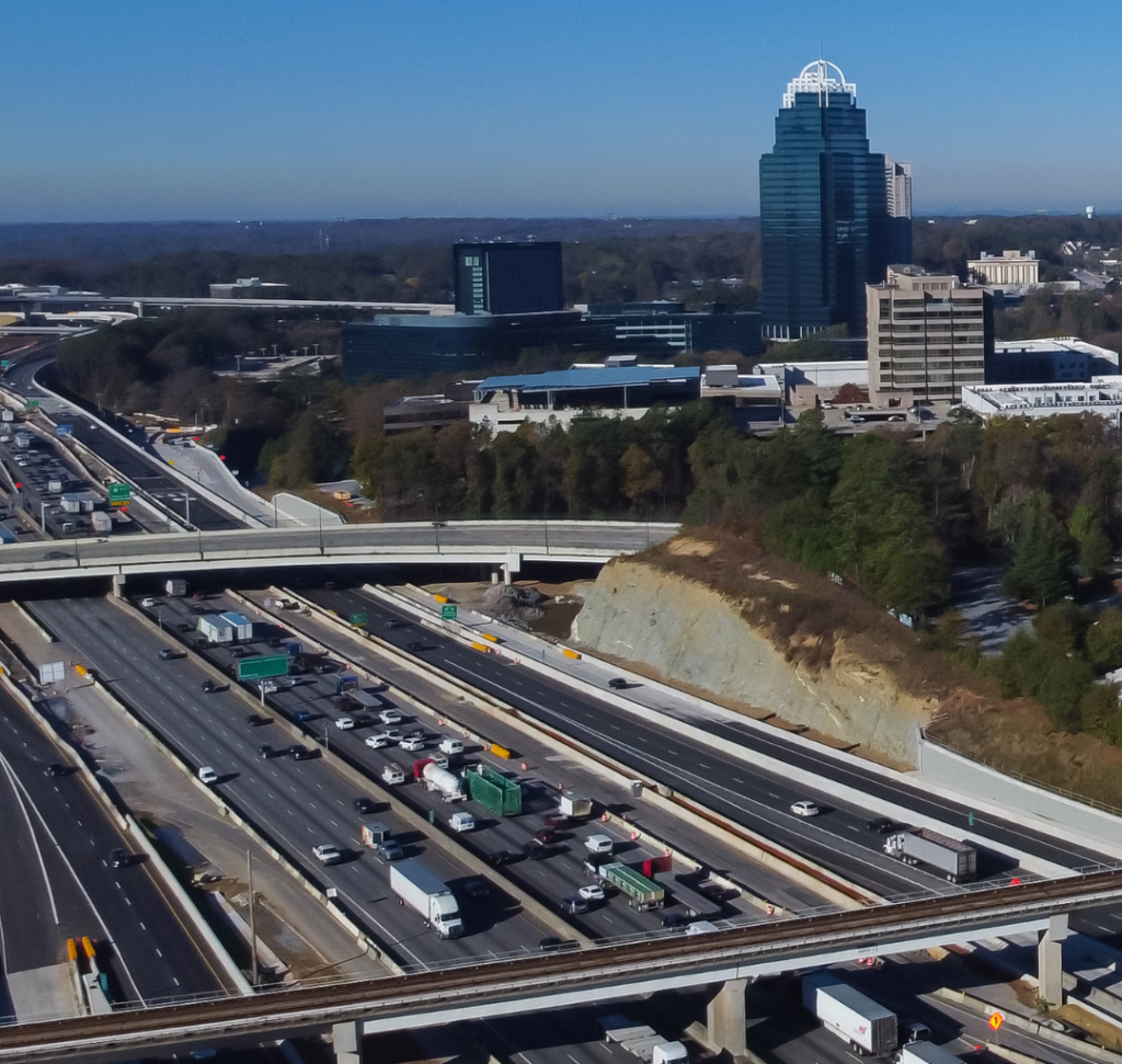 The United States has the largest network of roads and highways in the world.