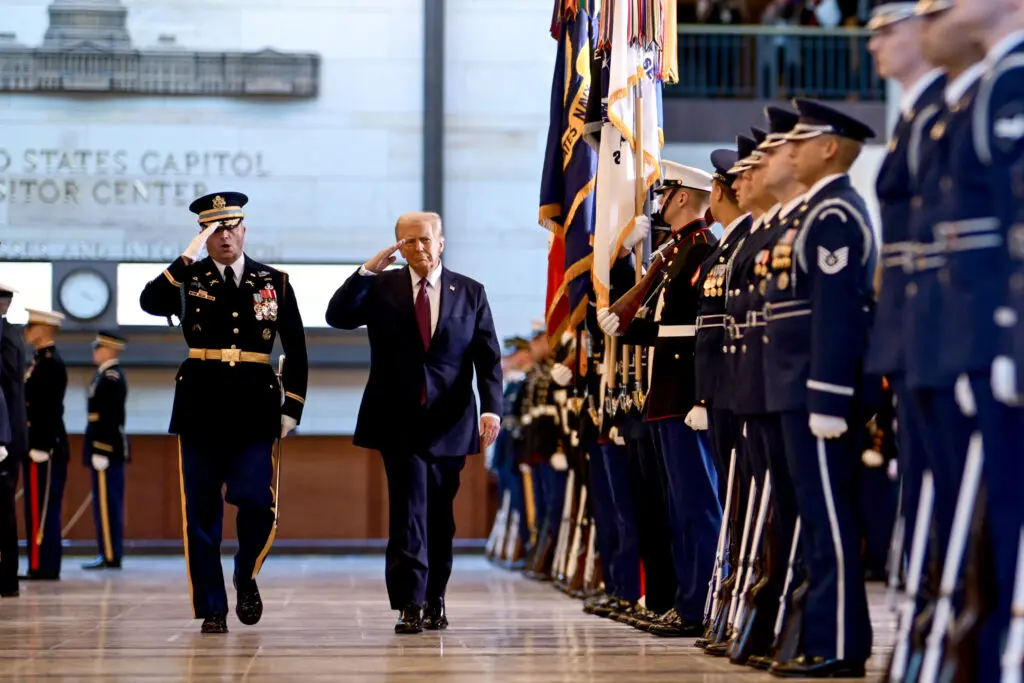 En la imagen se muestra al presidente Donald Trump