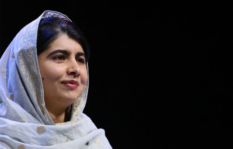 En la imagen se muestra a Malala Yousafzai