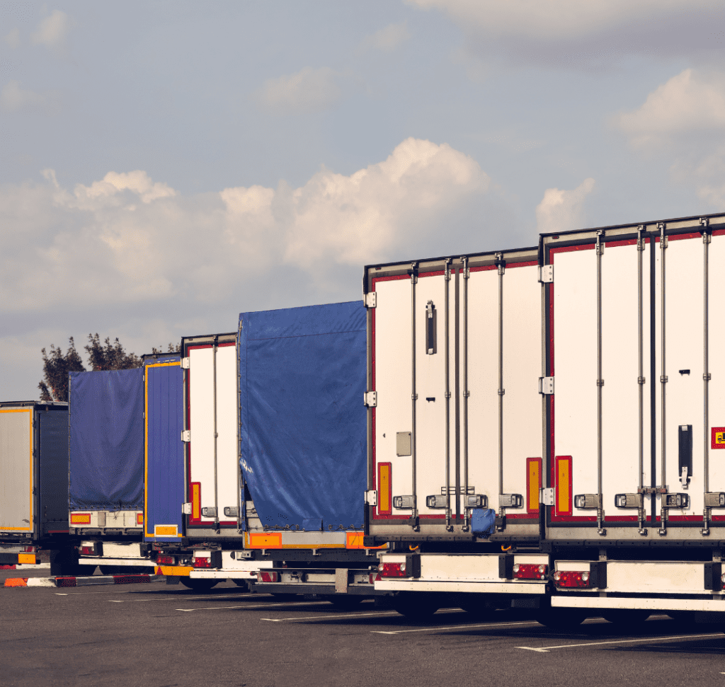 En la imagen se muestran semiremolques