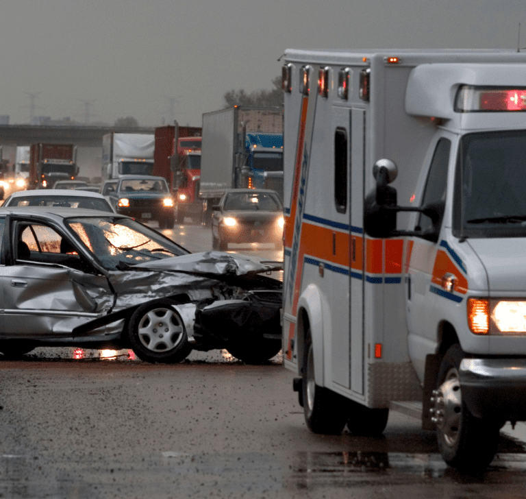 En la imagen se muestra un accidente de tráfico