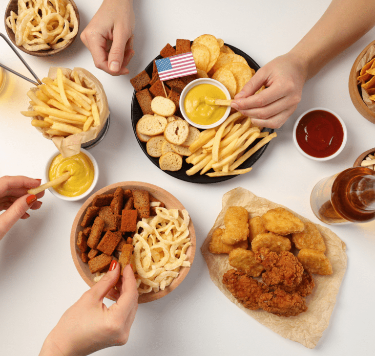En la imagen se muestra comida