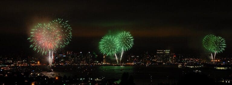Eventos de fuegos artificiales en EE.UU. para celebrar el 4 de julio