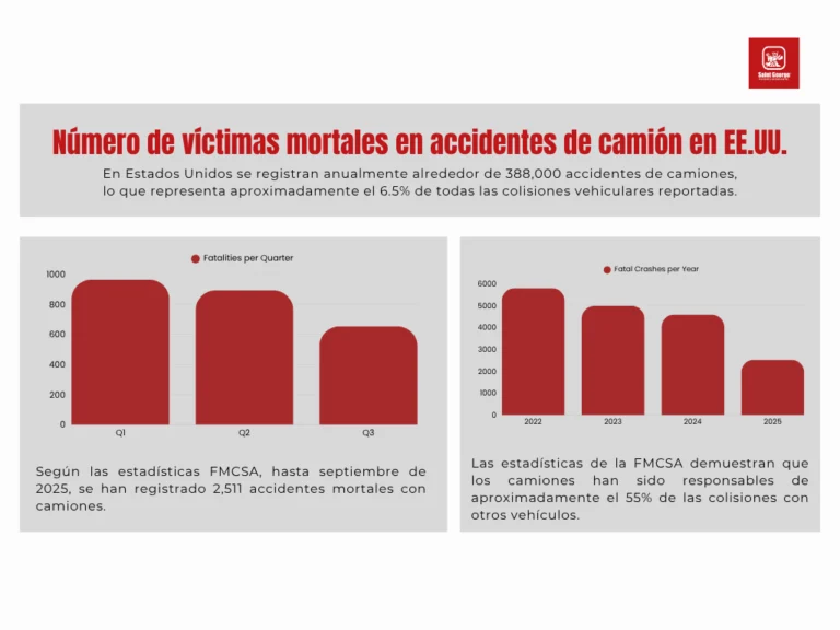 Consecuencias del transporte sobrecargado, sin descanso y sin regular: 250 accidentes mortales al mes
