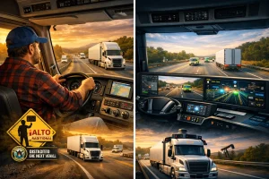 Camiones autónomos vs conductores tradicionales